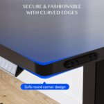 Bureau assis-debout électrique 160×80 cm