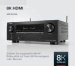 Amplificateur home cinéma 7.2 canaux 8K – Denon AVR-S970H, HDMI 6 entrées, 145 W/canal