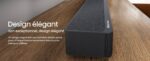 Barre de son 3.1.2 360 W Bluetooth avec caisson sans fil
