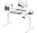 Bureau assis-debout électrique 200×80 cm avec support d’écran