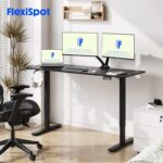 Bureau assis-debout électrique 160×80 cm