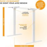 Bureau assis-debout électrique 160×80 cm