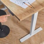 Bureau assis-debout électrique 160×80 cm