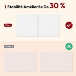 Bureau assis-debout électrique 180×80 cm 4 pieds