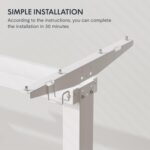 Bureau assis-debout électrique 160×80 cm