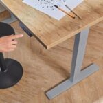 Bureau assis-debout électrique 160×80 cm