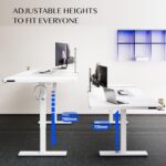 Bureau assis-debout électrique 160×80 cm