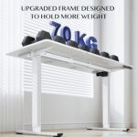 Bureau assis-debout électrique 160×80 cm