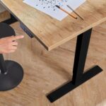 Bureau assis-debout électrique 160×80 cm