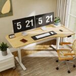 Bureau assis-debout électrique 160×80 cm