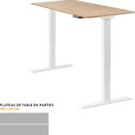 Bureau assis-debout électrique 160×80 cm