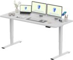 Bureau assis-debout électrique 180×80 cm double moteur USB 45 W
