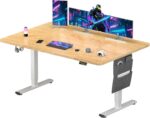 Bureau assis-debout électrique 180×80 cm 4 pieds