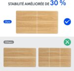 Bureau assis-debout électrique 160×80 cm