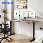 Bureau assis-debout électrique 160×80 cm