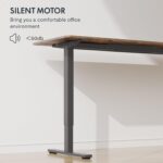 Bureau assis-debout électrique 160×80 cm