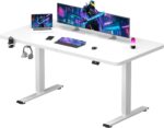 Bureau assis-debout électrique 180×80 cm 4 pieds