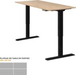 Bureau assis-debout électrique 160×80 cm