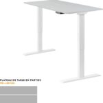 Bureau assis-debout électrique 160×80 cm