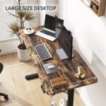 Bureau assis-debout électrique 160×80 cm