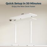 Bureau assis-debout électrique 160×80 cm