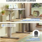 Bureau assis-debout électrique 160×80 cm