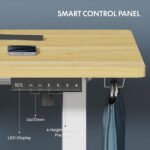 Bureau assis-debout électrique 160×80 cm