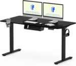 Bureau assis-debout électrique 160×80 cm