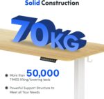 Bureau assis-debout électrique 160×80 cm