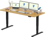 Bureau assis-debout électrique 180×80 cm double moteur USB 45 W