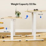 Bureau assis-debout électrique 160×80 cm