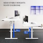 Bureau assis-debout électrique 160×80 cm