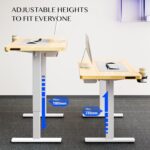 Bureau assis-debout électrique 160×80 cm