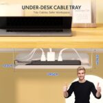 Bureau assis-debout électrique 160×80 cm