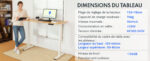 Bureau assis-debout électrique 160×80 cm