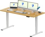 Bureau assis-debout électrique 180×80 cm double moteur USB 45 W