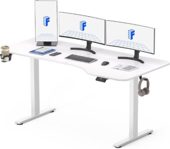 Bureau assis-debout électrique 160×80 cm