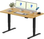 Bureau assis-debout électrique 180×80 cm double moteur USB 45 W
