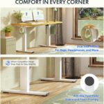 Bureau assis-debout électrique 160×80 cm