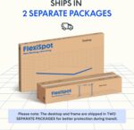 Bureau assis-debout électrique 160×80 cm