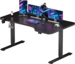 Bureau assis-debout électrique 180×80 cm 4 pieds