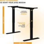 Bureau assis-debout électrique 160×80 cm