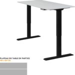 Bureau assis-debout électrique 160×80 cm