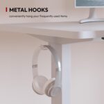 Bureau assis-debout électrique 180×80 cm 4 pieds