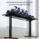 Bureau assis-debout électrique 160×80 cm