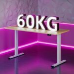 Bureau assis-debout électrique 180×80 cm 4 pieds