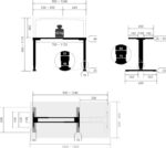 Bureau assis-debout électrique 160×80 cm