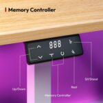 Bureau assis-debout électrique 180×80 cm 4 pieds