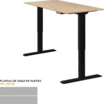 Bureau assis-debout électrique 160×80 cm