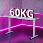 Bureau assis-debout électrique 180×80 cm 4 pieds